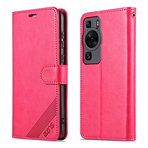 Handytasche Stand Schutzhülle Flip Leder Hülle YZ3 für Huawei P60 Pink