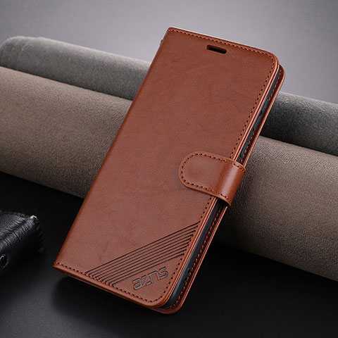 Handytasche Stand Schutzhülle Flip Leder Hülle YZ4 für Huawei Mate 60 Braun