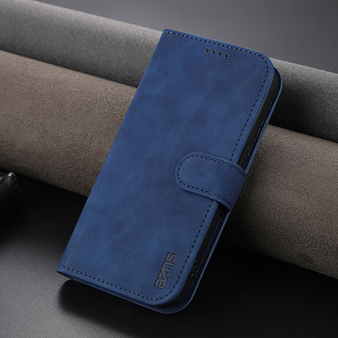 Handytasche Stand Schutzhülle Flip Leder Hülle YZ5 für Apple iPhone 14 Pro Blau