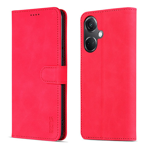 Handytasche Stand Schutzhülle Flip Leder Hülle YZ5 für OnePlus Nord CE 3 5G Rot