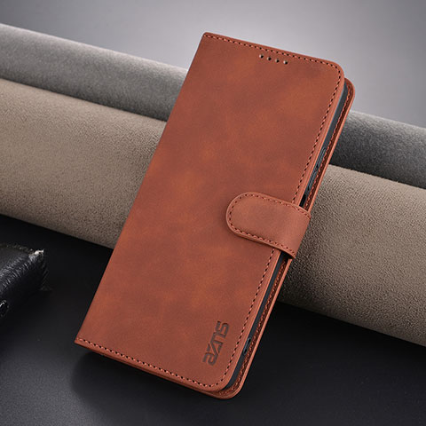 Handytasche Stand Schutzhülle Flip Leder Hülle YZ5 für Xiaomi Redmi Note 13 5G Braun