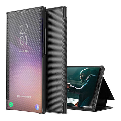 Handytasche Stand Schutzhülle Flip Leder Hülle ZL1 für Samsung Galaxy S20 Plus 5G Schwarz