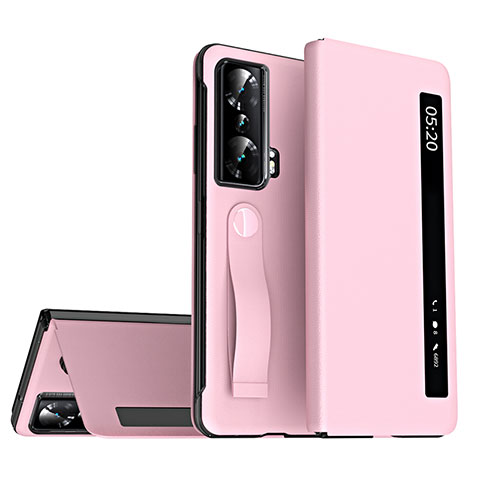 Handytasche Stand Schutzhülle Flip Leder Hülle ZL2 für Huawei Honor Magic Vs 5G Rosegold