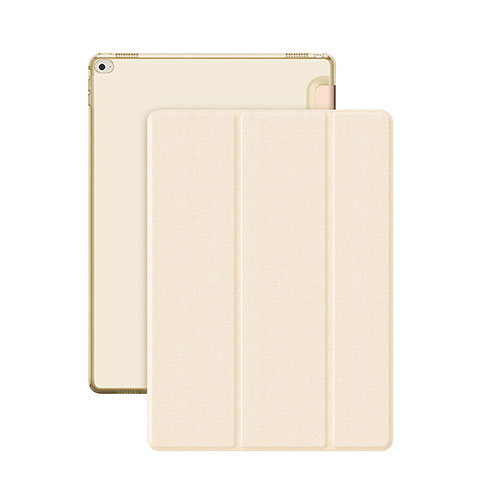 Handytasche Stand Schutzhülle Leder für Apple iPad Pro 12.9 Gold