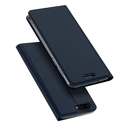 Handytasche Stand Schutzhülle Leder für Asus Zenfone 4 ZE554KL Blau