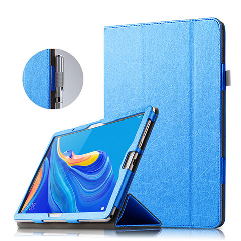 Handytasche Stand Schutzhülle Leder für Huawei MatePad 10.8 Blau