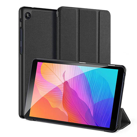 Handytasche Stand Schutzhülle Leder für Huawei MatePad T 8 Schwarz