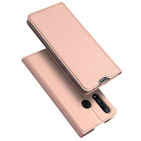 Handytasche Stand Schutzhülle Leder für Huawei Nova 4 Rosegold