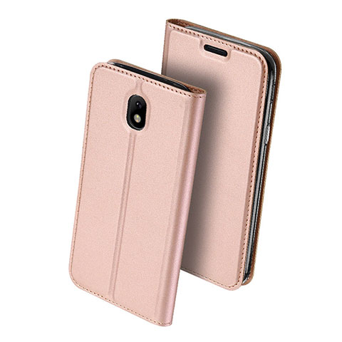 Handytasche Stand Schutzhülle Leder für Samsung Galaxy J5 (2017) SM-J750F Rosa