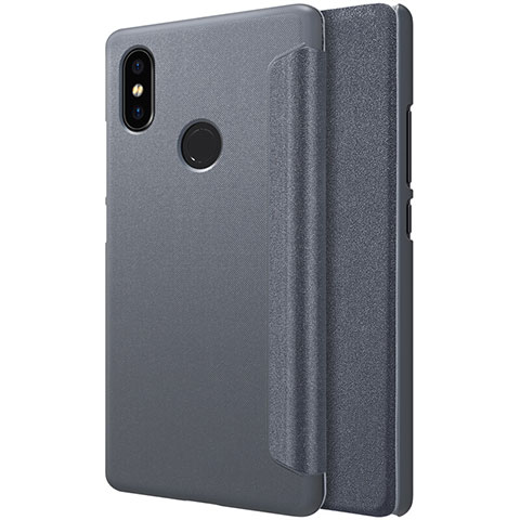 Handytasche Stand Schutzhülle Leder für Xiaomi Mi 8 SE Schwarz