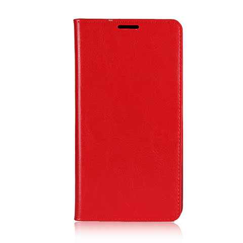 Handytasche Stand Schutzhülle Leder Hülle für Asus Zenfone 2 Laser 6.0 ZE601KL Rot