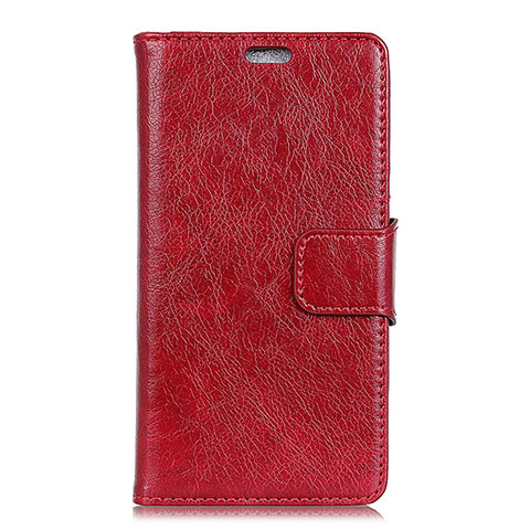 Handytasche Stand Schutzhülle Leder Hülle für Asus Zenfone 5 ZE620KL Rot