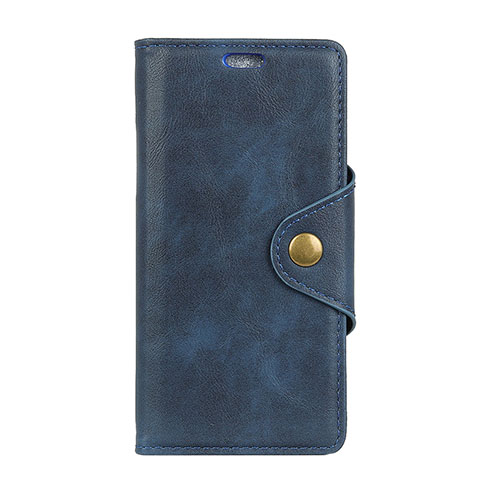 Handytasche Stand Schutzhülle Leder Hülle für HTC Desire 12 Plus Blau