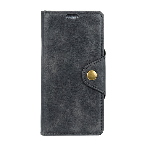 Handytasche Stand Schutzhülle Leder Hülle für HTC Desire 12 Plus Schwarz