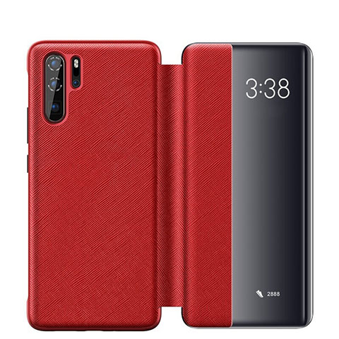 Handytasche Stand Schutzhülle Leder Hülle für Huawei P30 Pro Rot