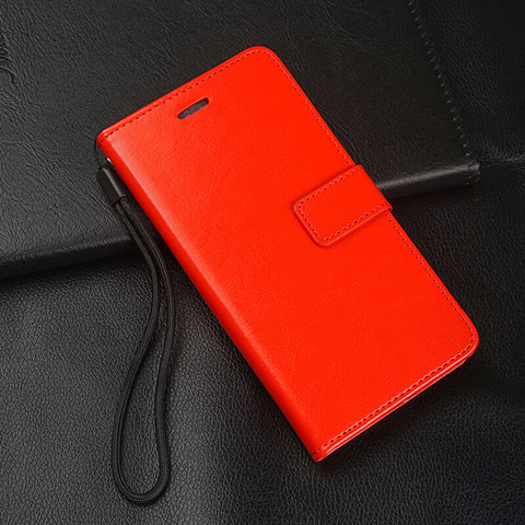 Handytasche Stand Schutzhülle Leder Hülle für Oppo A11 Rot