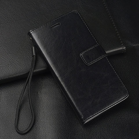 Handytasche Stand Schutzhülle Leder Hülle für Oppo A11X Schwarz