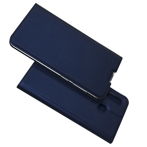 Handytasche Stand Schutzhülle Leder Hülle für Samsung Galaxy A20 Blau