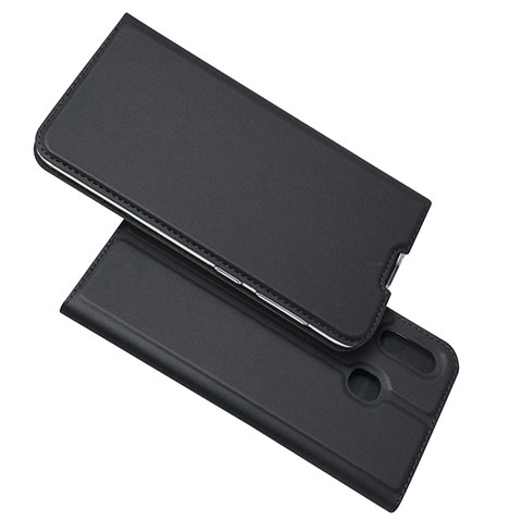 Handytasche Stand Schutzhülle Leder Hülle für Samsung Galaxy A30 Schwarz