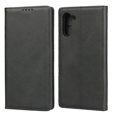 Handytasche Stand Schutzhülle Leder Hülle für Samsung Galaxy Note 10 5G Schwarz