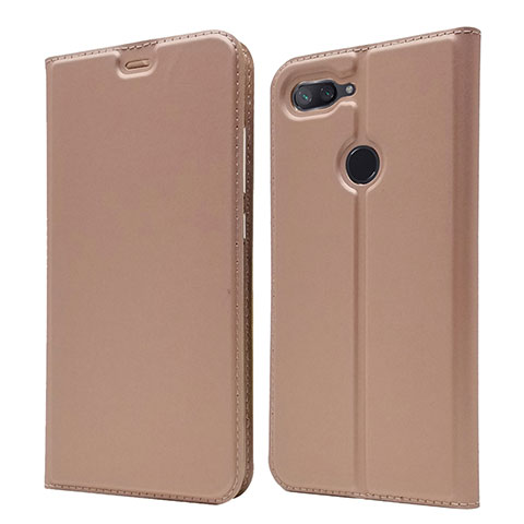 Handytasche Stand Schutzhülle Leder Hülle für Xiaomi Mi 8 Lite Rosegold