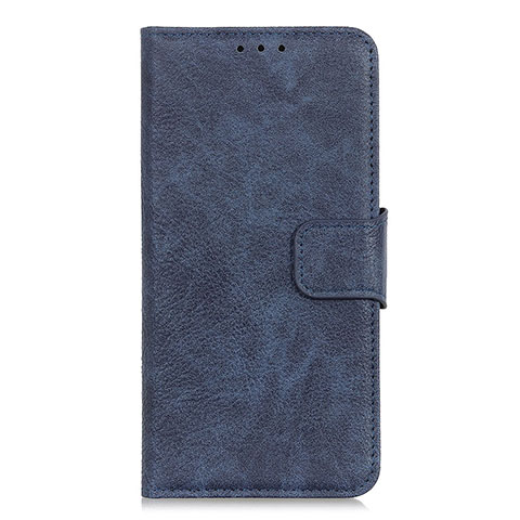 Handytasche Stand Schutzhülle Leder Hülle L01 für Alcatel 1S (2019) Blau