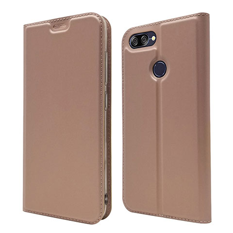 Handytasche Stand Schutzhülle Leder Hülle L01 für Asus Zenfone Max Plus M1 ZB570TL Rosegold