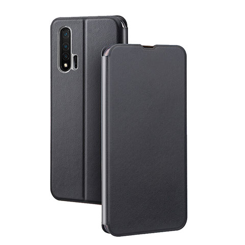 Handytasche Stand Schutzhülle Leder Hülle L01 für Huawei Nova 6 5G Schwarz