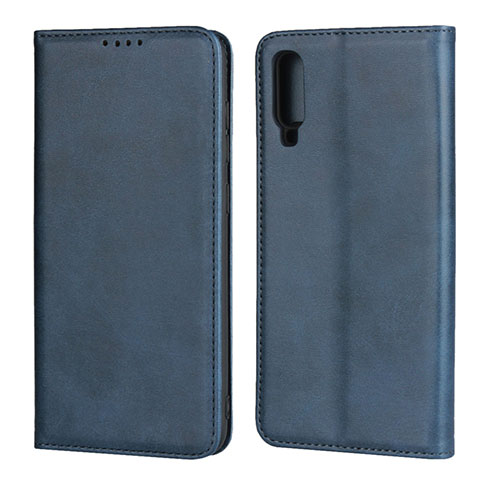 Handytasche Stand Schutzhülle Leder Hülle L01 für Samsung Galaxy A90 5G Blau