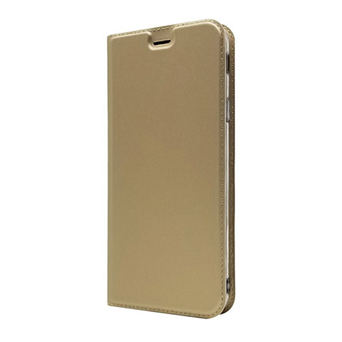 Handytasche Stand Schutzhülle Leder Hülle L01 für Sony Xperia XA3 Ultra Gold