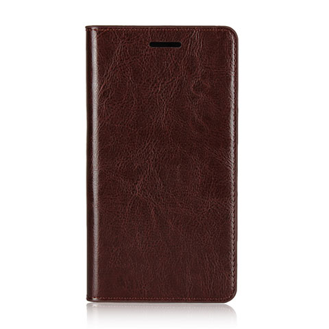 Handytasche Stand Schutzhülle Leder Hülle L01 für Sony Xperia XZ2 Premium Braun