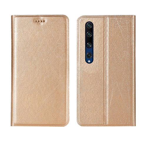 Handytasche Stand Schutzhülle Leder Hülle L01 für Xiaomi Mi 10 Gold