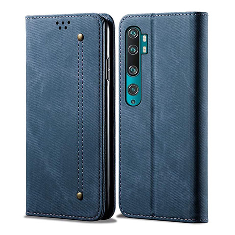 Handytasche Stand Schutzhülle Leder Hülle L01 für Xiaomi Mi Note 10 Pro Blau