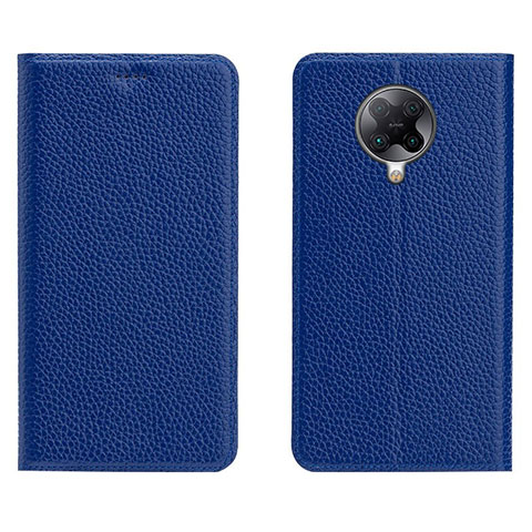 Handytasche Stand Schutzhülle Leder Hülle L01 für Xiaomi Poco F2 Pro Blau