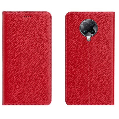 Handytasche Stand Schutzhülle Leder Hülle L01 für Xiaomi Redmi K30 Pro 5G Rot