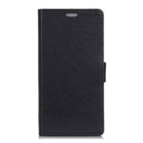 Handytasche Stand Schutzhülle Leder Hülle L02 für Asus ZenFone V500KL Schwarz