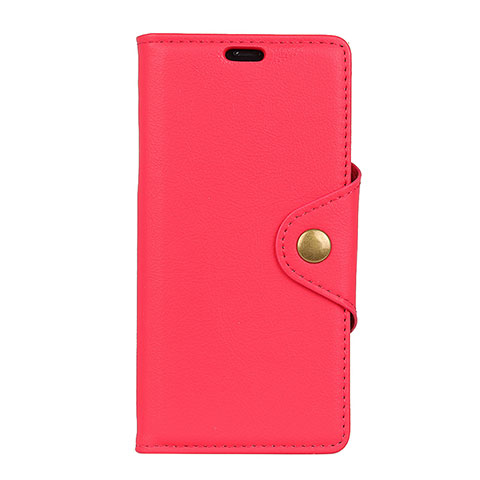 Handytasche Stand Schutzhülle Leder Hülle L02 für HTC U12 Life Rot