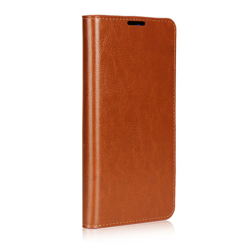 Handytasche Stand Schutzhülle Leder Hülle L02 für Huawei Mate 20 Orange