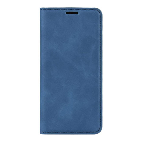 Handytasche Stand Schutzhülle Leder Hülle L02 für Huawei P40 Blau