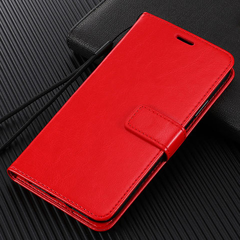 Handytasche Stand Schutzhülle Leder Hülle L02 für Oppo Reno3 Pro Rot