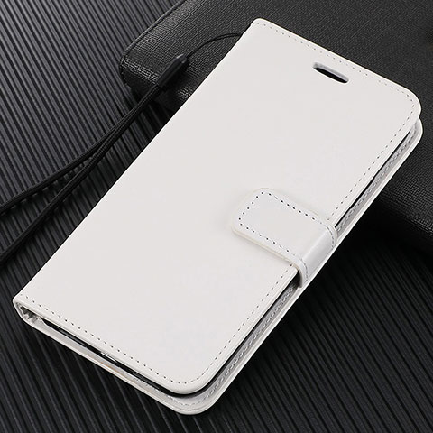 Handytasche Stand Schutzhülle Leder Hülle L02 für Oppo Reno3 Pro Weiß