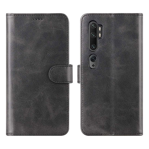 Handytasche Stand Schutzhülle Leder Hülle L02 für Xiaomi Mi Note 10 Schwarz