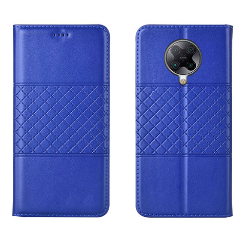 Handytasche Stand Schutzhülle Leder Hülle L02 für Xiaomi Poco F2 Pro Blau