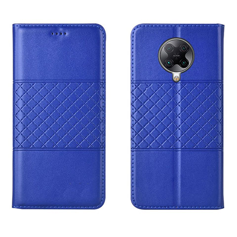 Handytasche Stand Schutzhülle Leder Hülle L02 für Xiaomi Redmi K30 Pro Zoom Blau