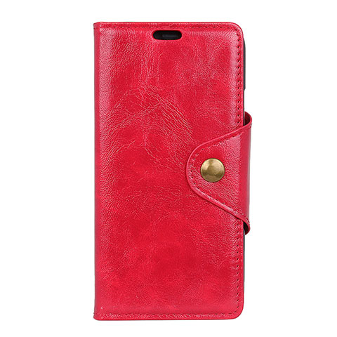 Handytasche Stand Schutzhülle Leder Hülle L03 für Asus ZenFone Live L1 ZA550KL Rot