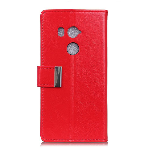 Handytasche Stand Schutzhülle Leder Hülle L03 für HTC U11 Eyes Rot