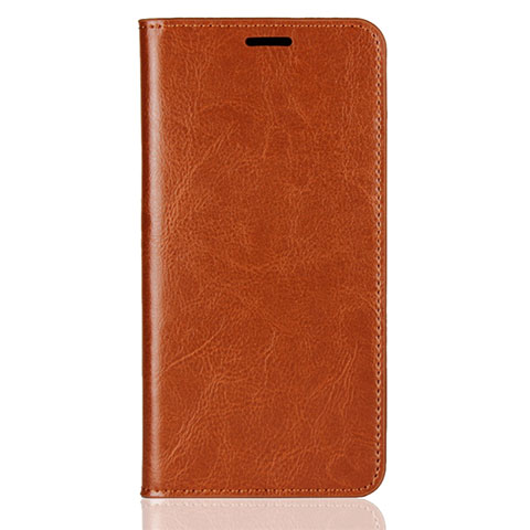 Handytasche Stand Schutzhülle Leder Hülle L03 für Huawei Enjoy 8 Plus Orange