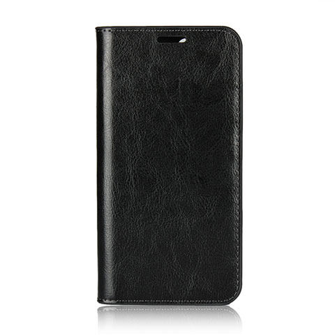 Handytasche Stand Schutzhülle Leder Hülle L03 für Huawei Honor 9 Lite Schwarz