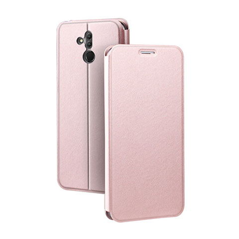 Handytasche Stand Schutzhülle Leder Hülle L03 für Huawei Mate 20 Lite Rosegold