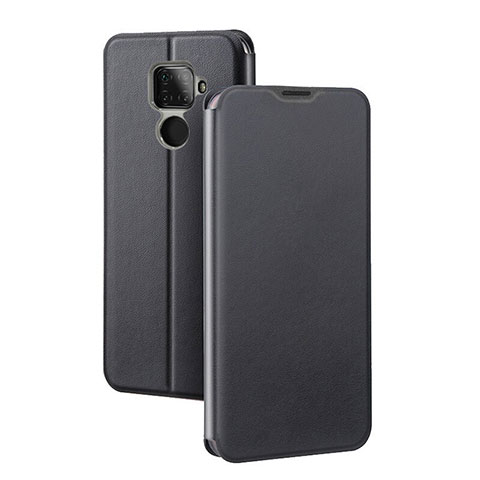 Handytasche Stand Schutzhülle Leder Hülle L03 für Huawei Mate 30 Lite Schwarz